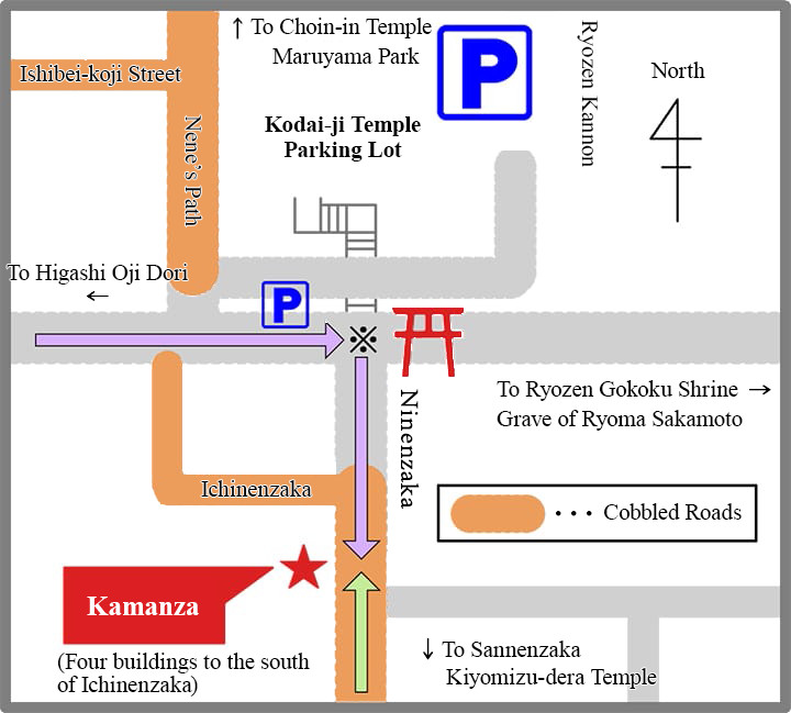 Enlarged Map of Surrounding Area