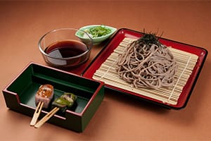 Zaru Soba and Denraku Set 1,200 yen