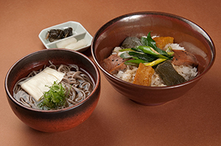 京生麩丼セット ¥1,580
