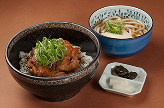 Teriyaki Chicken Bowl Set 1,300 yen 